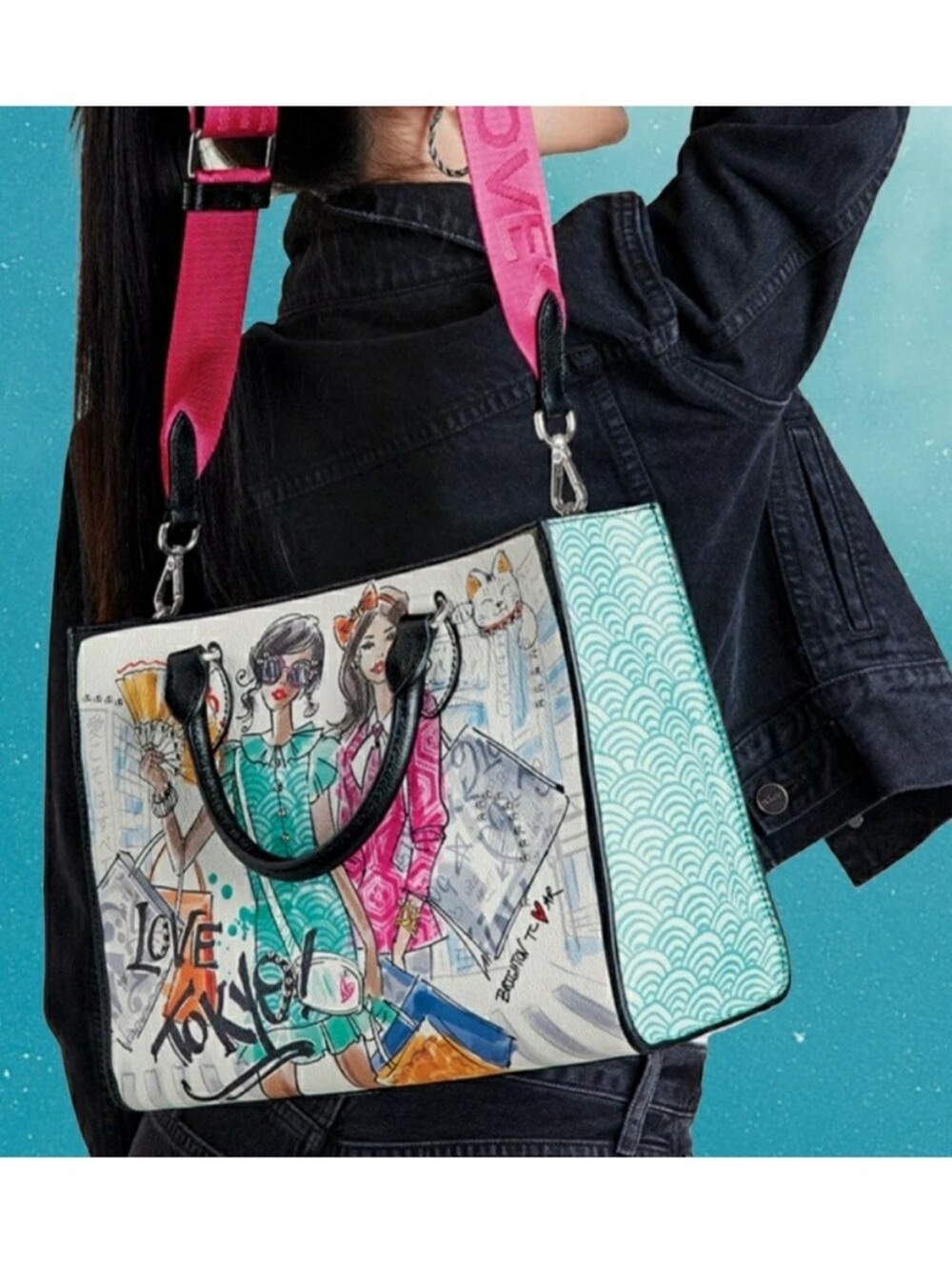 Brighton Limited Edition “from Tokyo with Love” tote, purse, HTF and Rare! NWT
